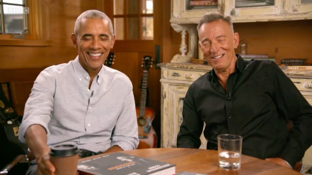 Bruce Springsteen Barack Oboma promo renegades boek